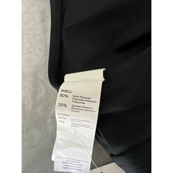 Cupshe Black Bikini Woman Size Small Halter Top Cross back - Picture 8 of 11